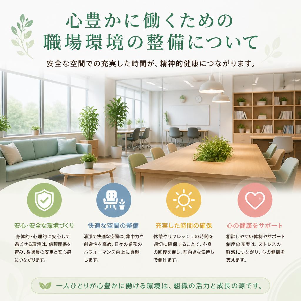 安心できる職場環境